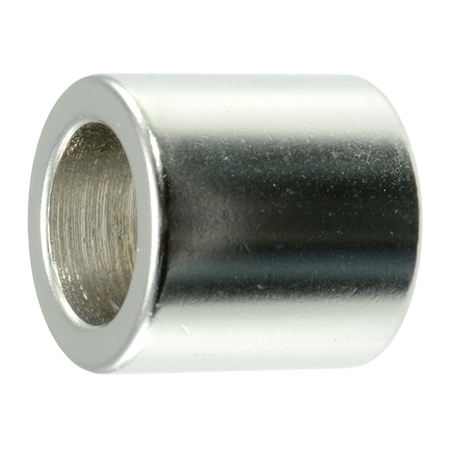 Midwest Fastener Round Spacer, Polished Stainless Steel, 3/4 in Overall Lg, 1/2 in Inside Dia, 3 PK 33353